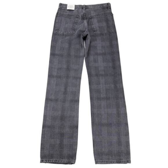 Zara Mid Rise Straight Printed Women's Jean Size 0 - Picture 3 of 8